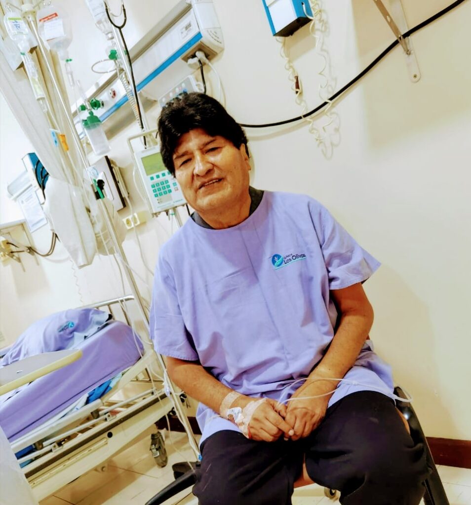 Evo Morales fue internado por coronavirus en Bolivia