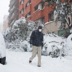 Alerta roja en gran parte de España por la peor tormenta de nieve en 50 años