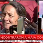 “Maia está bien, la vi riéndose”, dijo la abuela