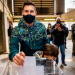 Messi se presentó a votar en las elecciones a presidente del Barcelona