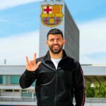 El Kun Agüero firmó su contrato con el Barcelona hasta junio de 2023