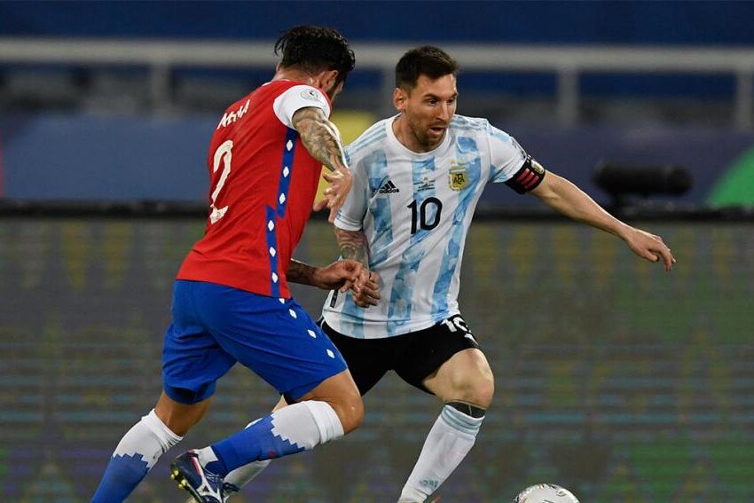 Argentina no pudo con Chile y empató en su debut en la Copa América