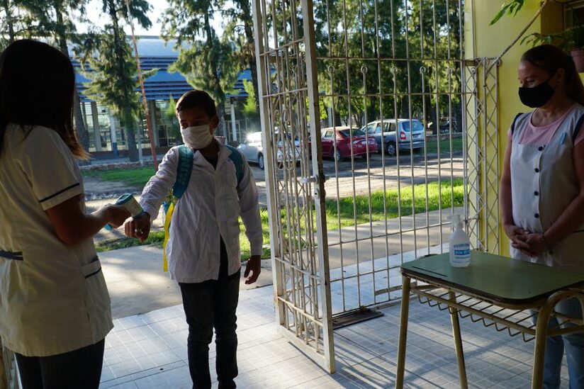 En la ciudad de Santa Fe vuelven las clases presenciales en el nivel inicial