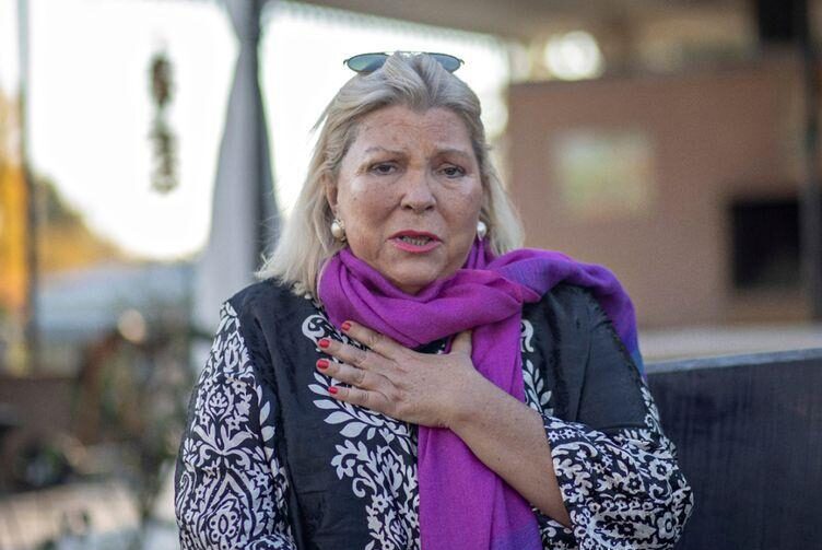 Carrió respaldó el acto en homenaje a las víctimas de Covid-19