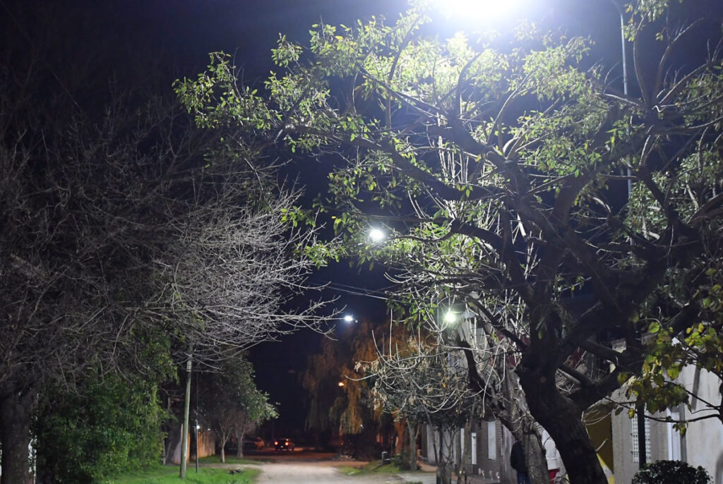 La Municipalidad colocará 170 luminarias led nuevas en Roma y Fomento 9 de Julio