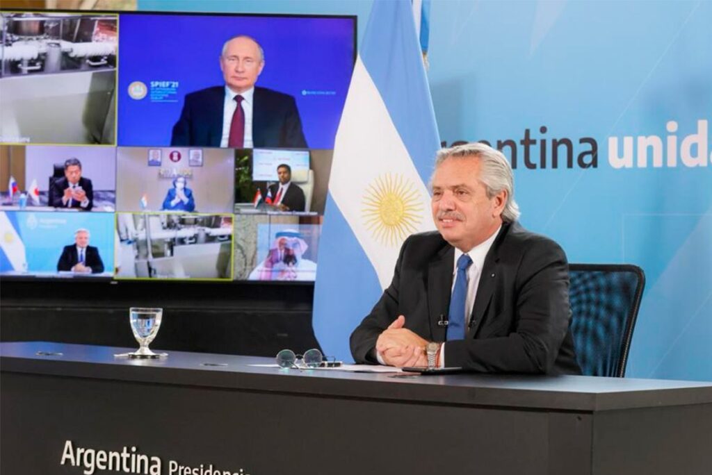 Alberto Fernández y Vladímir Putin anunciaron el inicio de la producción de la vacuna Sputnik V en Argentina