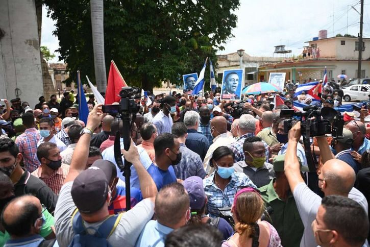 Masiva e inédita protesta contra el gobierno de Cuba