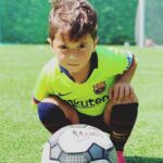 La sorprendente habilidad de Mateo Messi con la pelota de fútbol que se hizo viral