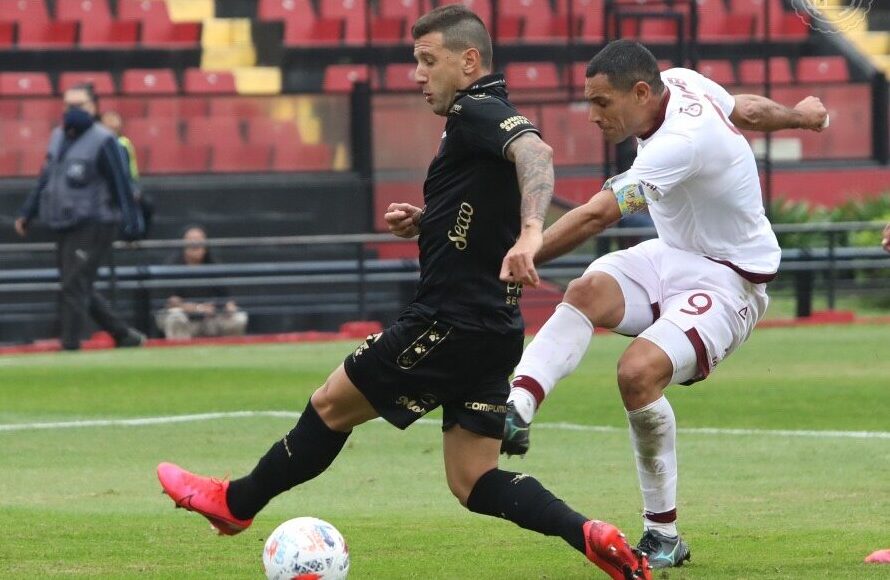 Dura derrota de Colón ante Lanús