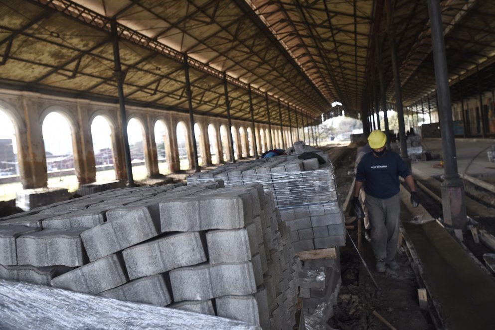 La puesta en valor de la Estación Mitre presenta un avance del 50%