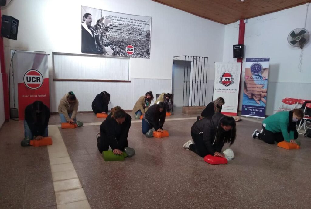 San Justo organizó una jornada de capacitación para adquirir técnicas de RCP