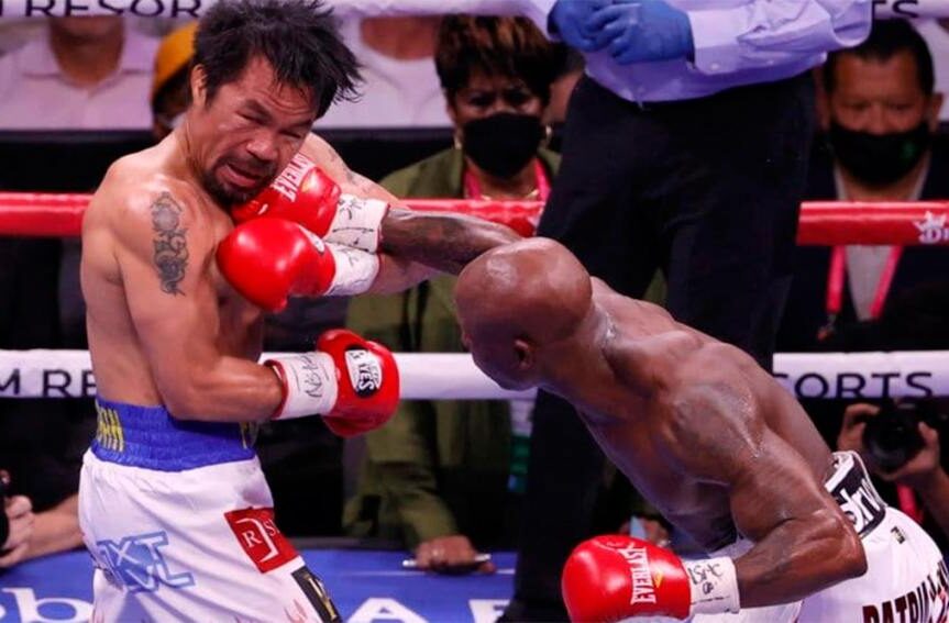 El cubano Yordenis Ugás retuvo su cinturón en el regreso de Manny Pacquiao