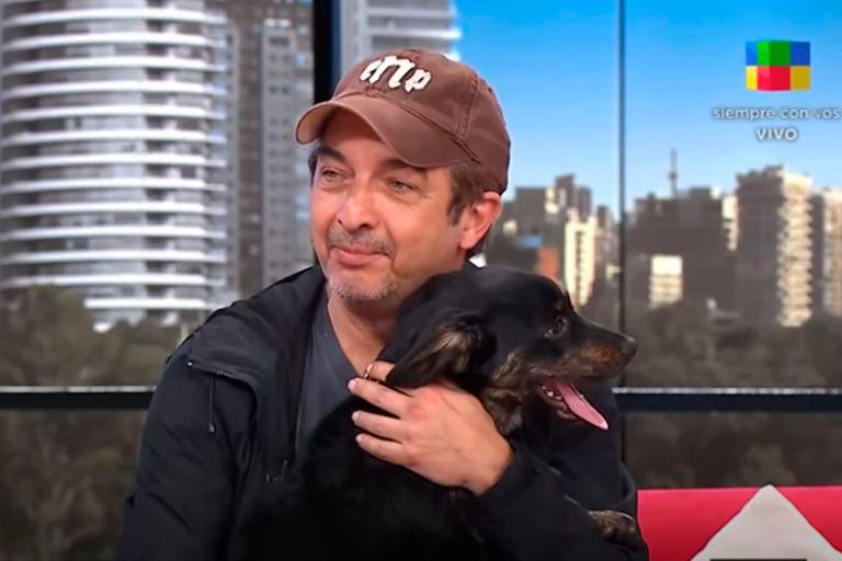 Ricardo Darín fue a la televisión por un perro que encontró en la calle