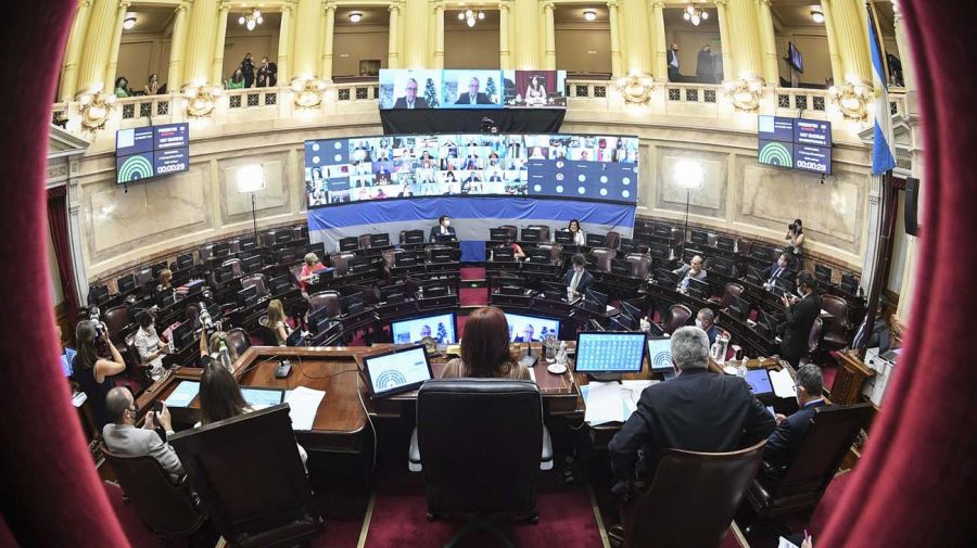 El Senado Nacional define esta semana si vuelven a las sesiones presenciales