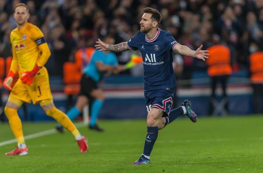 Messi marcó un doblete y el París Saint-Germain se lo dio vuelta al Leipzig