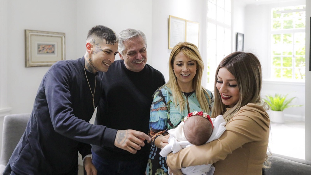 La propuesta de L-Gante a Alberto Fernández en Olivos