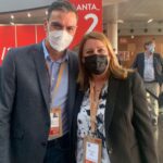 Mónica Fein junto al presidente de España: “Las ideas socialdemócratas están creciendo en el mundo”