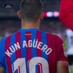 Sergio Agüero debutó en el triunfo del Barcelona