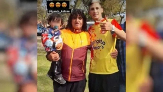 L-Gante se tomó una foto con el Viejo Cantero, fundador de Los Monos