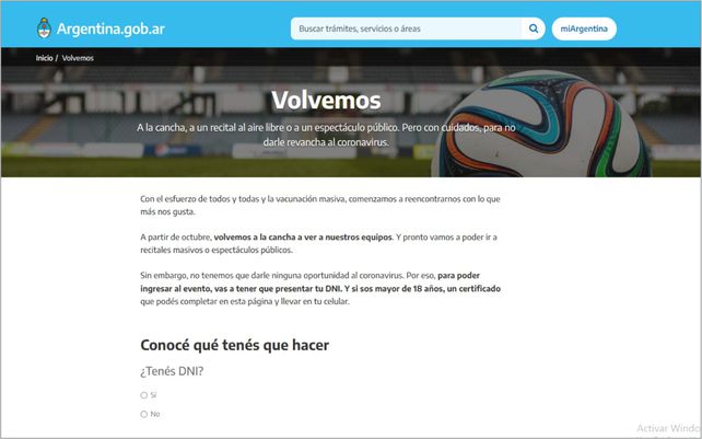 Cómo sacar el permiso de circulación para eventos masivos y poder ingresar a la cancha