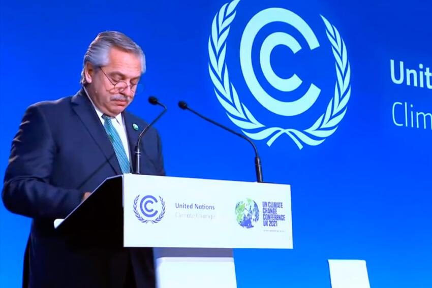 Alberto Fernández expuso ante la COP26 su propuesta de “canje de deuda por acción climática”