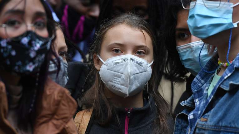 Greta Thunberg calificó la cumbre COP26 como un “festival de lavado verde”