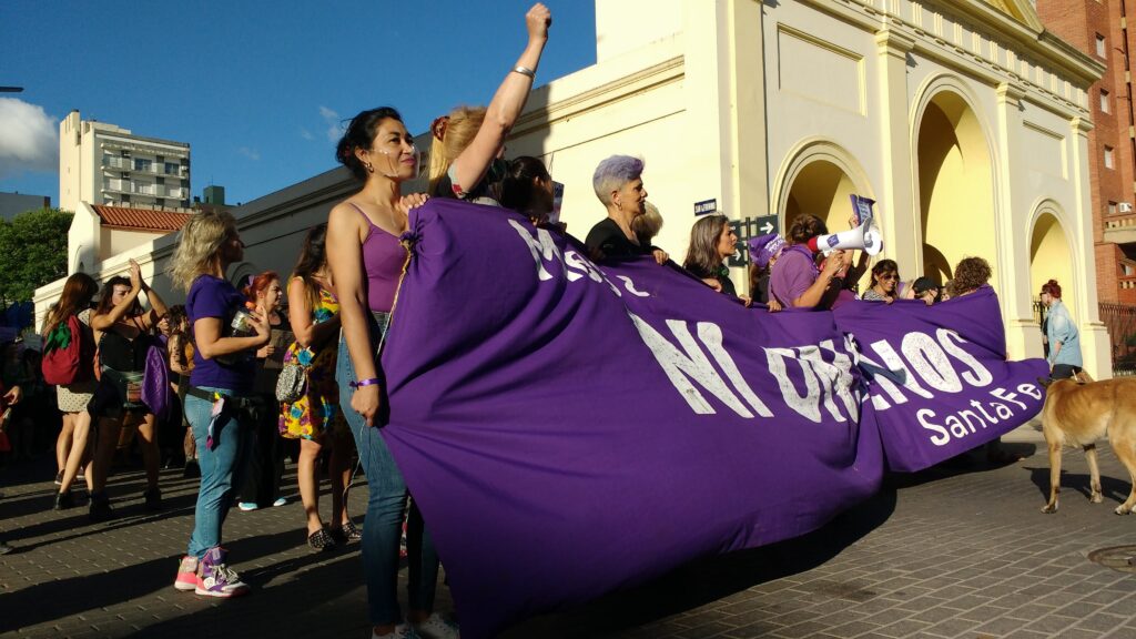 25N: Santa Fe se movilizó en conmemoración del día contra la violencia hacia la mujer