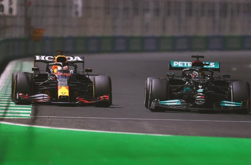 Fórmula 1: Hamilton ganó en el Gran Premio de Arabia Saudita y llega a la última fecha empatado con Verstappen