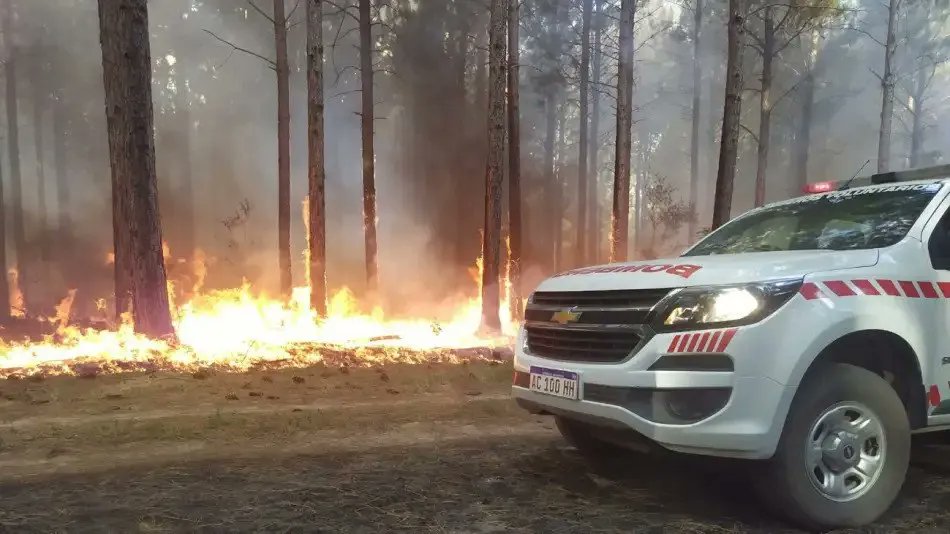 Incendio forestal cerca del Parque Nacional El Palmar arrasa más de 1.200 hectáreas