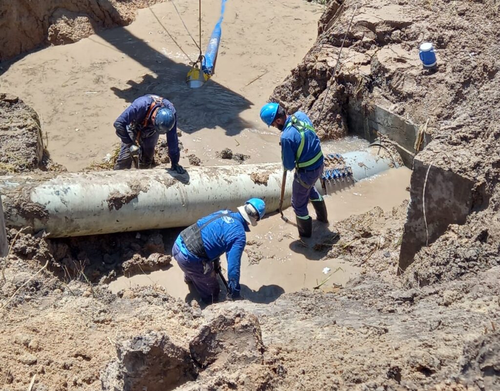 Santo Tomé: Se completó la reparación y se comienza a normalizar la provisión de agua