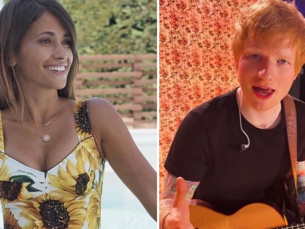 El insólito pedido de disculpas de Ed Sheeran a Antonela Roccuzzo