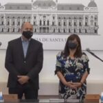 Juró Celia Arena y Perotti habló de los cambios de gabinete