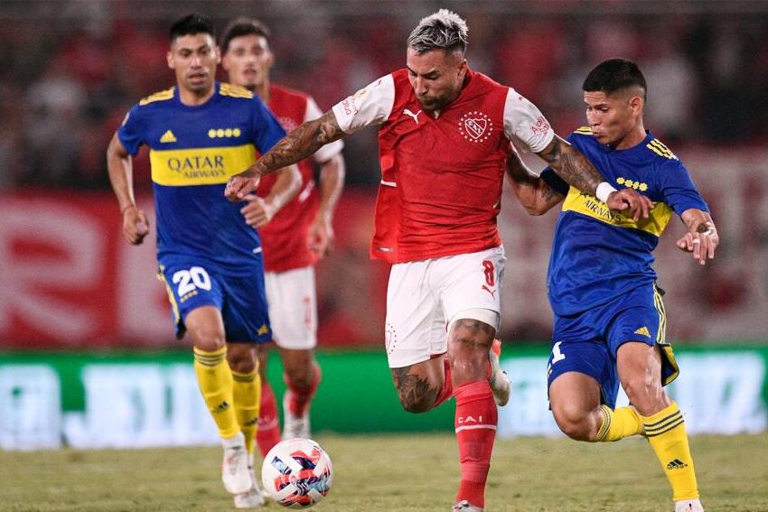 Boca e Independiente empataron bajo un diluvio en Avellaneda