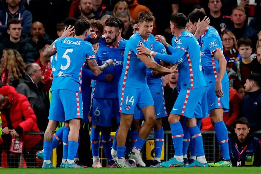 Atlético de Madrid venció al Manchester United y pasó a cuartos de final de la Champions League