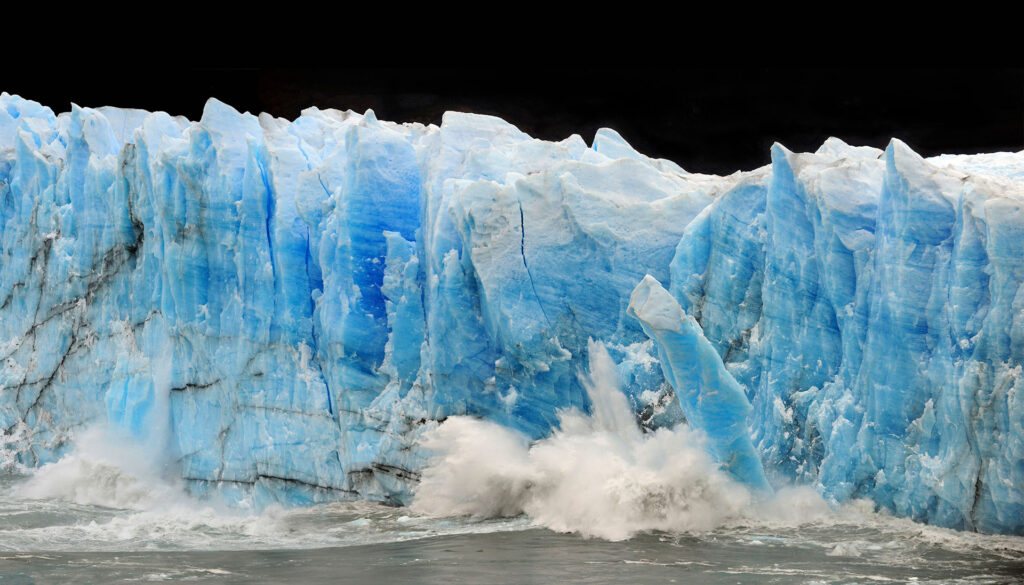 Así fue el impactante derrumbe en el glaciar Perito Moreno