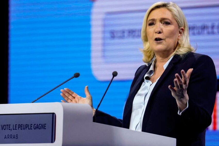 Le Pen aceptó su derrota: “Continuaré mi compromiso por Francia y los franceses, libraré esta batalla”