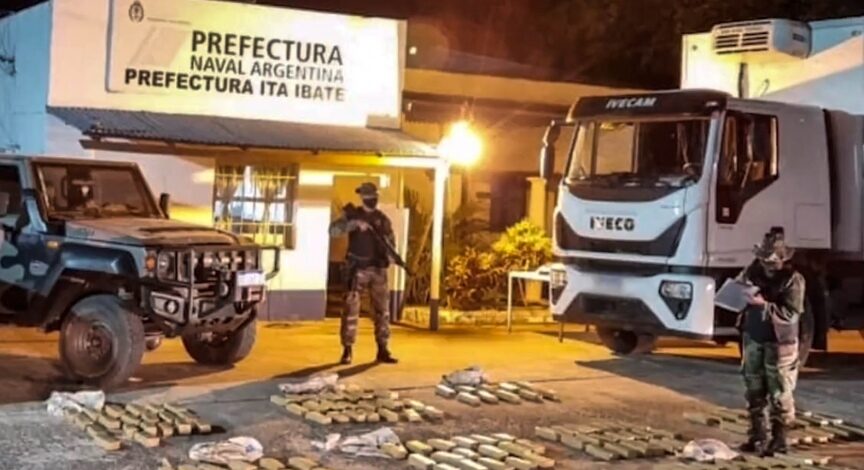 Decomisaron más de 300 kilos de marihuana valuados en 46 millones de pesos