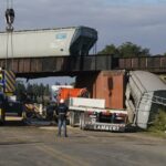 Rosario: la ruta 33 estará cortada varios días como consecuencia del descarrilamiento de un tren