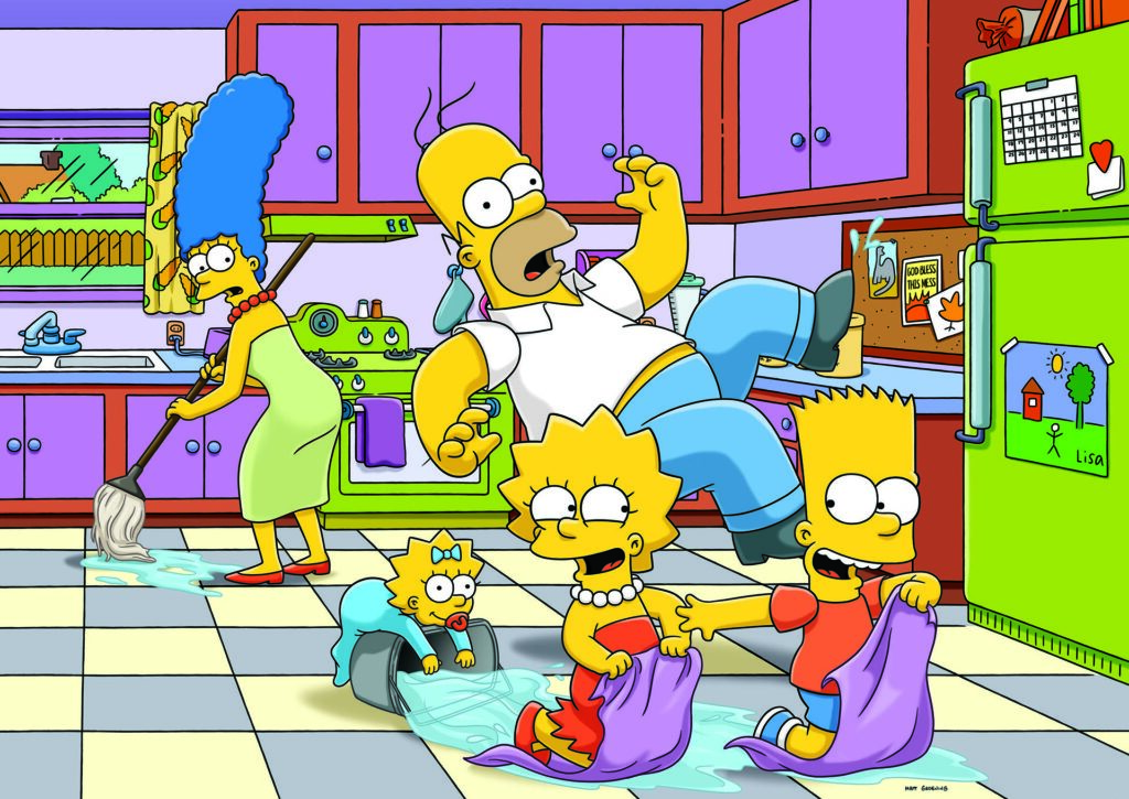 Por primera vez, un capítulo de Los Simpson rompió un piso negativo