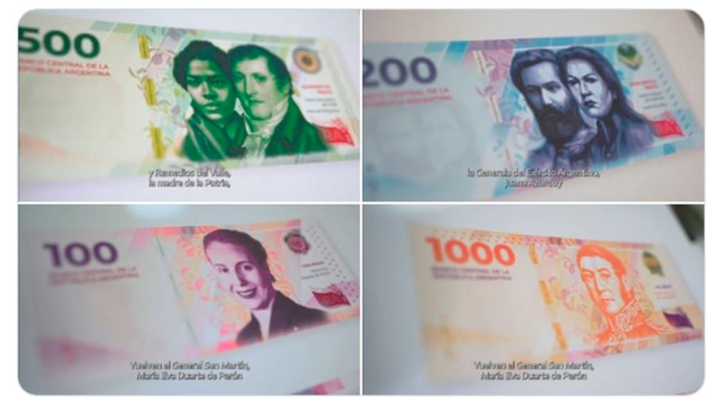 Alberto Fernández presentó los nuevos billetes con figuras de la historia argentina