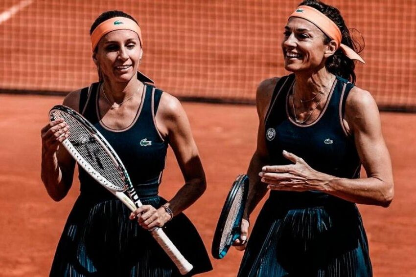 Sabatini y Dulko se lucieron en un debut triunfal en el torneo de Leyendas de Roland Garros