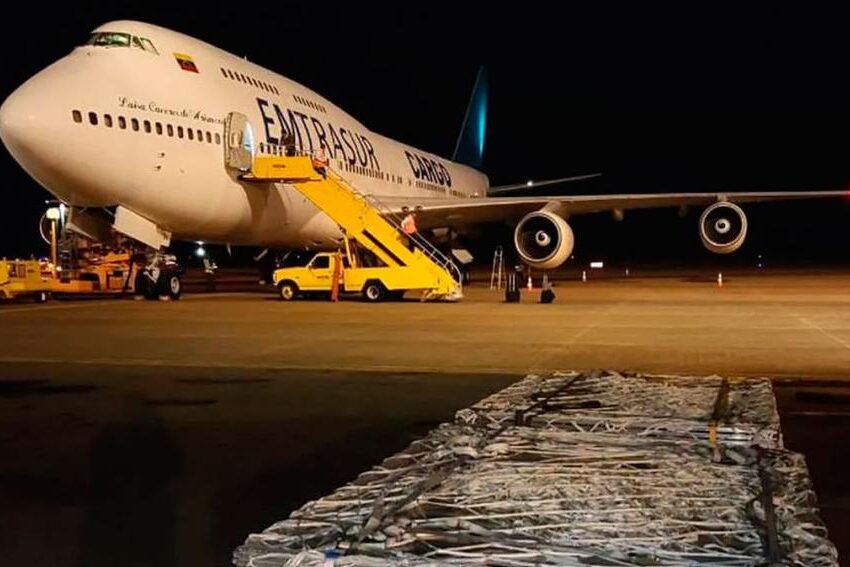 El presidente de Emtrasur le pidió a la Argentina liberar el avión “y terminar con esa farsa”