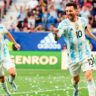 Argentina aplastó a Estonia de la mano de un Messi indetenible con cinco goles