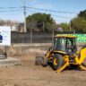 Avanza la instalación del obrador de ampliación de la planta potabilizadora de Aguas en Santa Fe