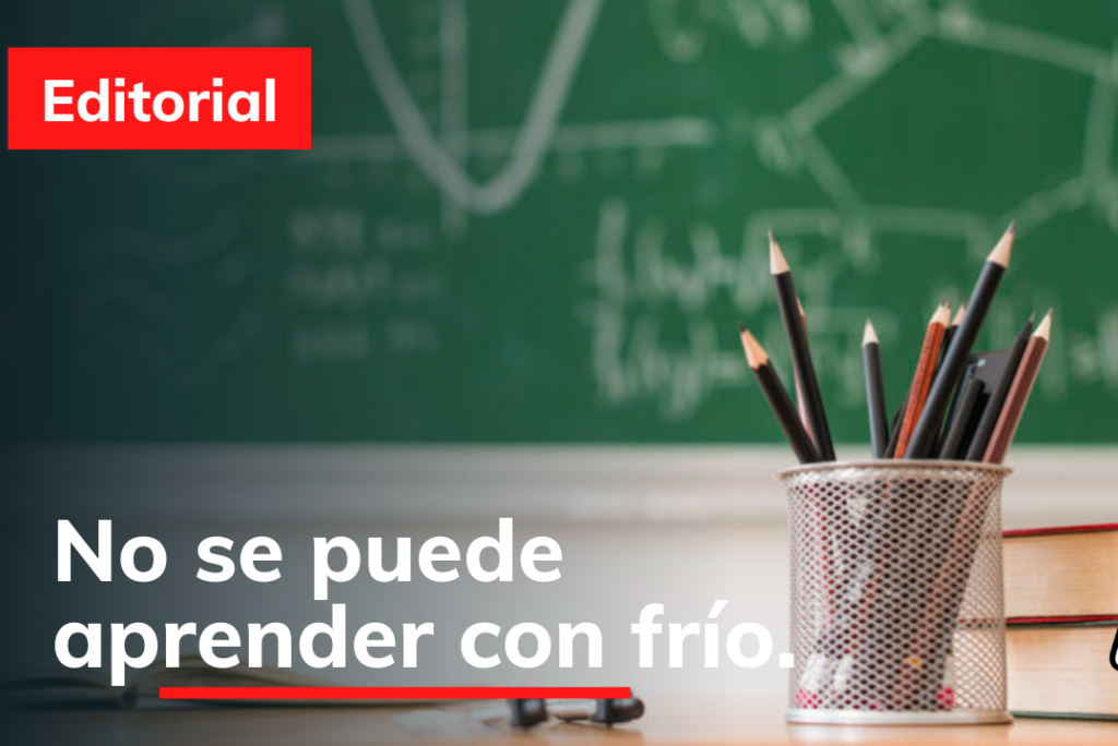 No se puede aprender con frío