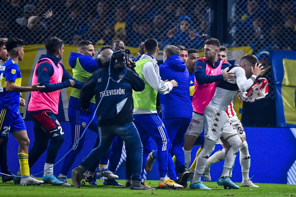 El festejo de Troyansky que desató la bronca de los jugadores de Boca