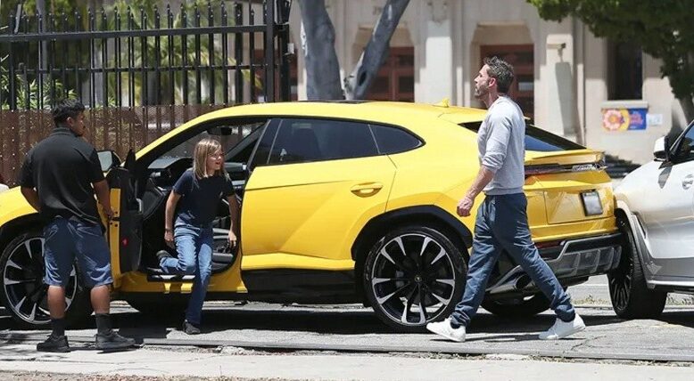 Los arreglos nada barato: El hijo de 10 años de Ben Affleck chocó un Lamborghini