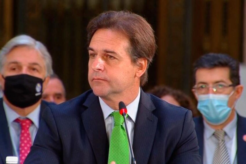 Lacalle Pou propuso a los países del Mercosur que se unan al Tratado de Libre Comercio con China