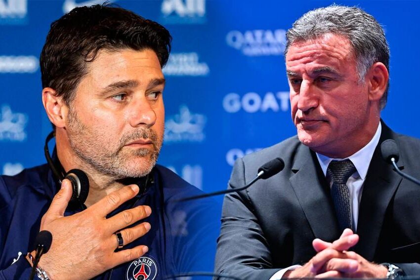 París Saint-Germain despidió a Mauricio Pochettino y presentó a Christophe Galtier como nuevo DT