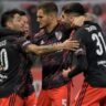 River se recuperó con una goleada y sacó boleto a los octavos de la Copa Argentina